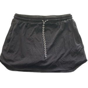 Woven Trek Skort Black Large Womens
